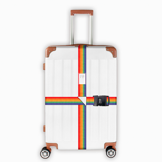 십자형 캐리어벨트 잠금번호 밸트