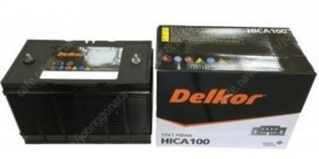 델코 산업용 배터리 HI-CA 100(12V 100Ah) UPS 정류기반 수배전반 비상발전기 시동 무보수 밀폐형 축전지, HI-CA (100Ah), 폐배터리반납, 1개