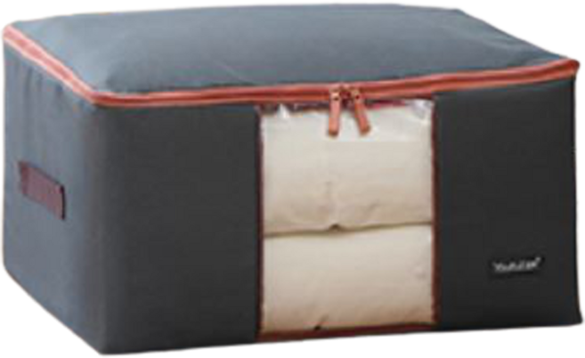 【600D加厚牛津布】 600D高密度牛津布棉被衣物收納袋 棉被收納/衣物收納/換季收納/600D牛津布/棉被袋, 灰色-特大號, 1個