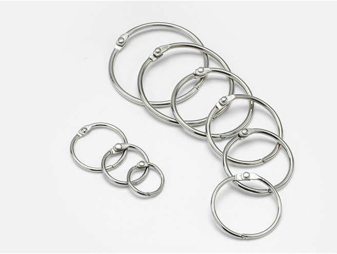 금속 오링 책링 카드링 오픈링 제본링 다용도, 16개, 30mm