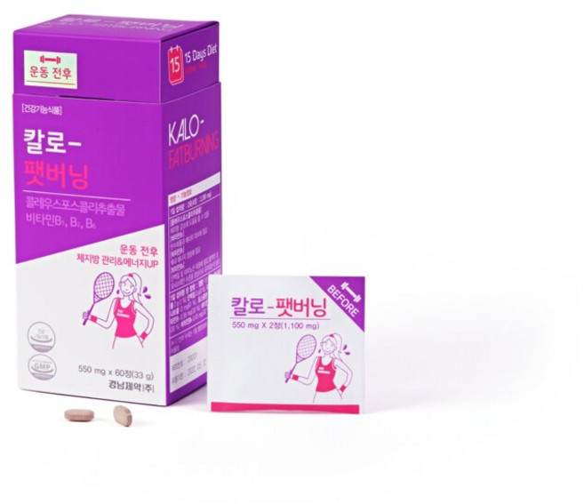 경남 칼로팻버닝 30포, 30포(550mg x 60정)
