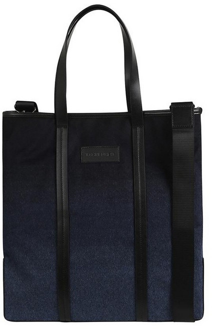 파렌하이트 네이비 레더 테이프 토트백