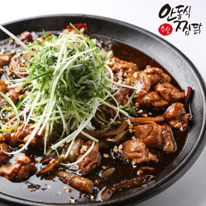 [춘천닭갈비]국내산 닭으로 만든 안동식 순살찜닭 1kgx2팩, 1kg, 2개