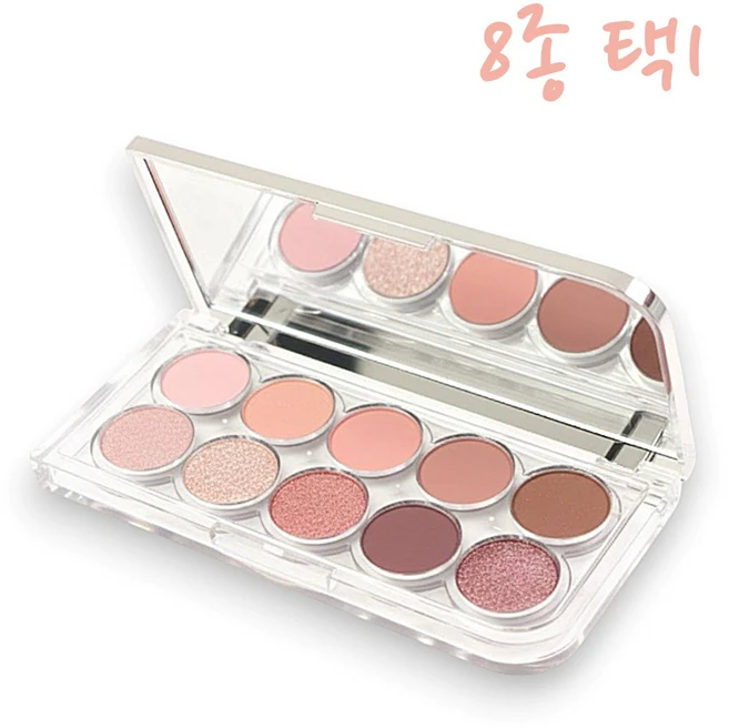 루미르 4가지 다른 제형과 높은 발색력 라이트 온 아이즈 섀도우 팔레트, 1개, 7AM 01 스프링 모닝 - 쿠팡