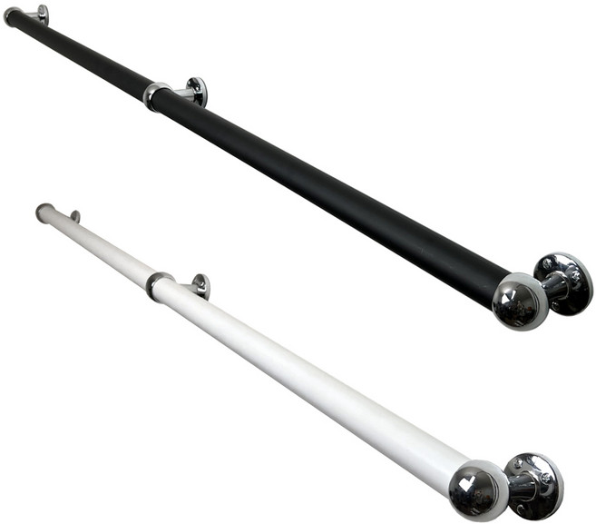 핸드레일 60cm 120cm 계단 안전 난간 스텐 손잡이, 핸드레일120cmSet(화이트), 1개