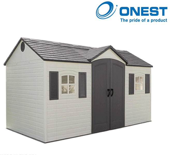 LT6446 라이프타임 야외 코스트코 전원주택 농막 조립 식 플라스틱 창고 농기구 보관함, 01_라이프타임 창고 6446 (직접설치)