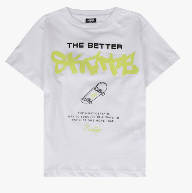 [인디고뱅크키즈] 초등 남아 여아 기본 반팔티 가성비 갑 데일리룩 싱글 레귤러 스트릿 그래픽 반팔티 IKRA254G4