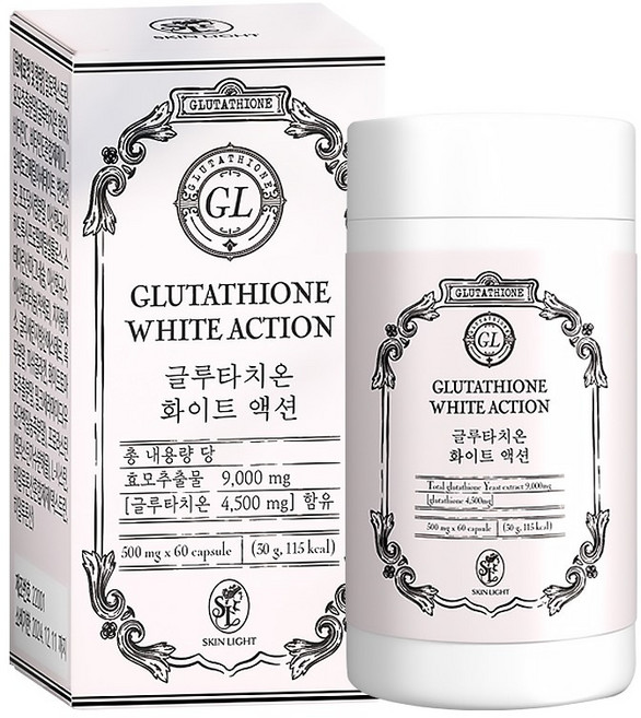 스킨라이트 글루타치온 화이트 액션, 60정, 1개