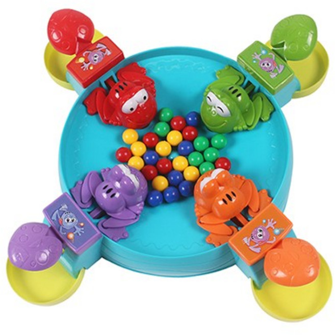 파파스토이 개구리알먹기게임, mixed colors, 1개