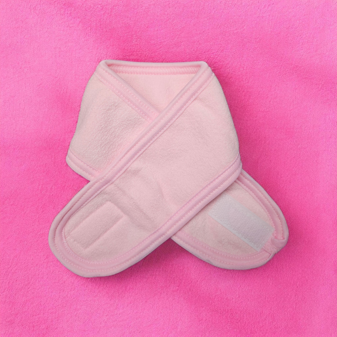 파하크 심플 이쁜 파스텔 세안밴드, 1개, 핑크