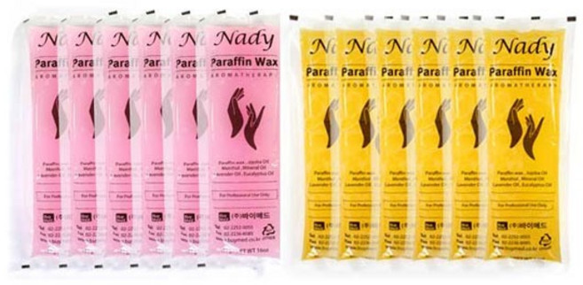 PARAFFIN WAX - 나디 파라핀왁스 ( 1박스-6개입 복숭아향 오렌지향 )