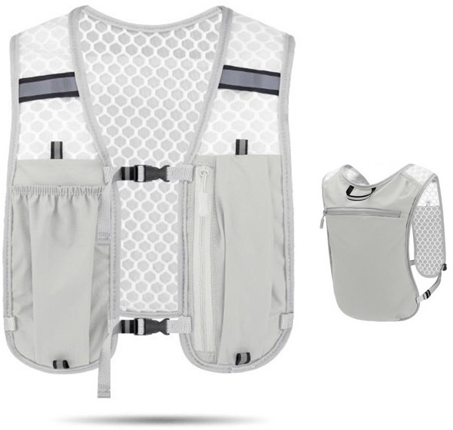 태스코나 라이트 트레일러닝 조끼 [초경량] 러닝 조끼, 그레이