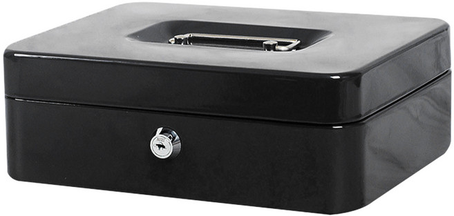 봄인터내셔널 자물쇠 소형금고 미니돈통 수납함 가정용금고, 돈통(대형)_블랙, 쿠팡 본상품선택