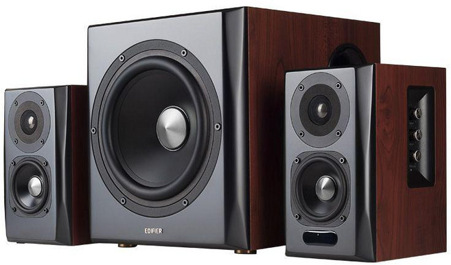 Edifier S201 오디오 스피커 우퍼 블루투스 2.1 서브