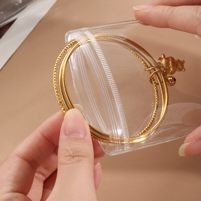 PVC지퍼백 악세사리포장 봉투 비닐백, 1개, 10매입