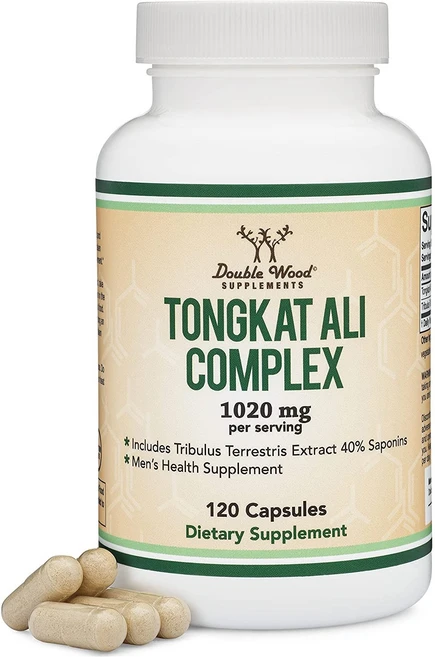 Double Wood Supplements 더블우드 통갓알리 추출물, 1개, 1병, 120정 - 쿠팡