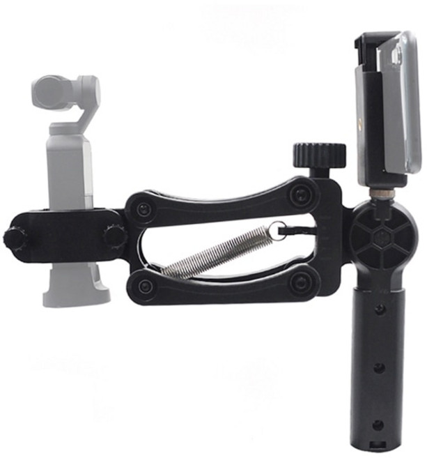 오즈모 액션 포켓 호환 foldable 4th axis spring damped stabilizer 핸들 그립 for snoppa vmate fimi palm dji osmo, 1개