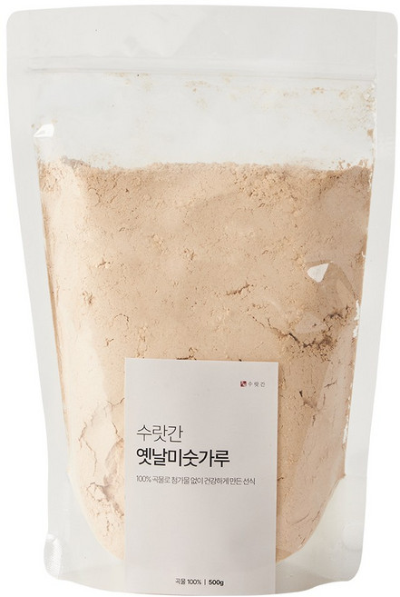수랏간 태우지 않고 볶은 국산 옛날 미숫가루, 4개, 500g