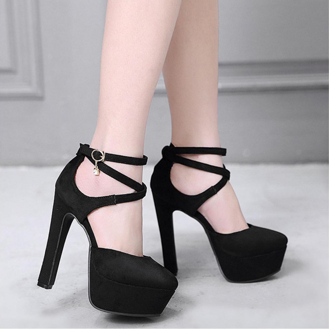 도나샵 여성 하이힐 메리제인 가보시힐 sk-40083