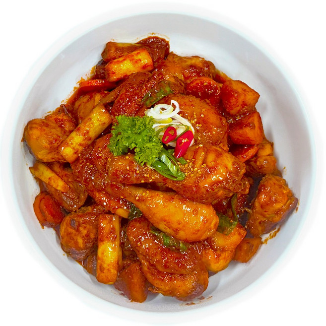 간편조리! 매콤달콤 가평 솥뚜껑식 닭볶음탕, 1개, 1kg