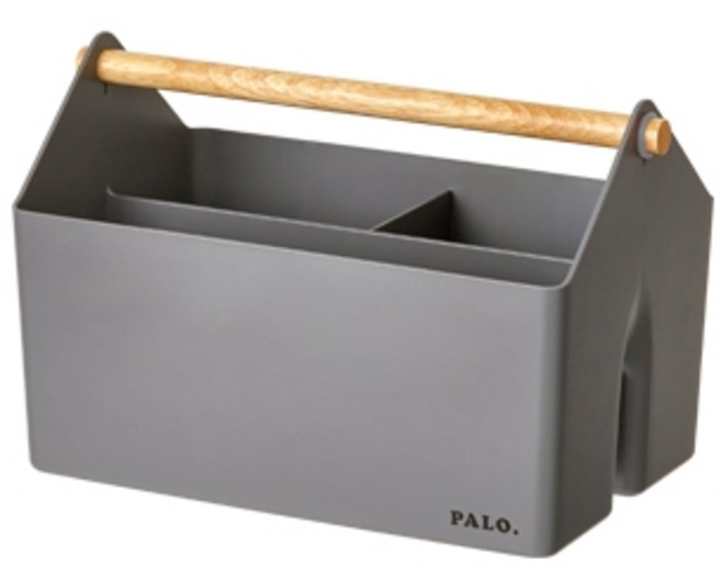 시스맥스 팔로 바스켓 바구니 손잡이바구니, 그레이, 1개