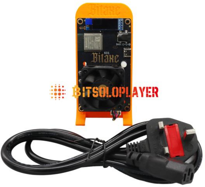 Bitaxe Gamma 601 비트코인 ASIC 채굴기 가장 오픈 소스 BTC 복권 1.2 번째/s 18W BM1370, [04] UK Plug, 1개