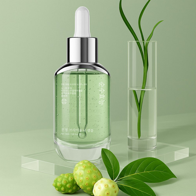 순수효능 노니앰플 피부 진정 앰플 얼굴 피부 복원 진정 세럼 노니 에너지, 3개, 50ml