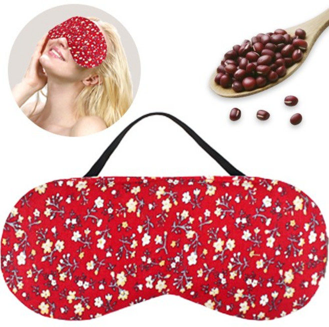 그린라이프 국산 팥 눈 찜질팩, 1개 - 눈 온열 찜질기