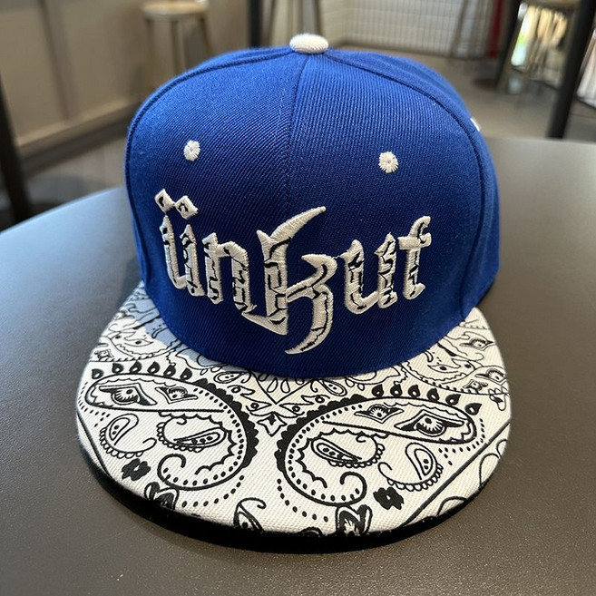 남자 스냅백 모자 트렌디한 스트리트 스타일 하드탑 스냅백 자수 플랫 캡 패턴 CBB
