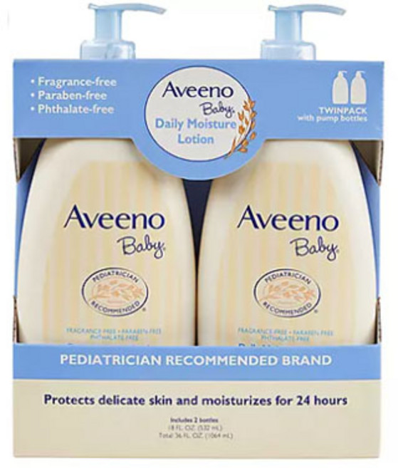 아비노베이비 데일리 모이스춰 로션, 2개, 354ml
