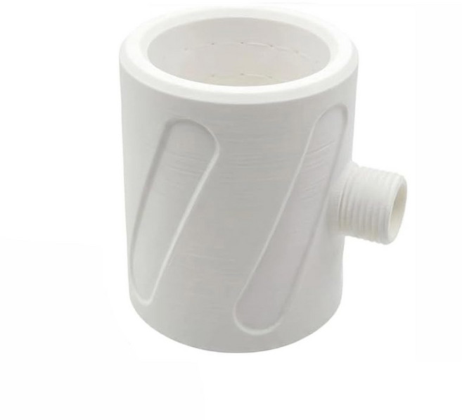 Zeekr 남성용 두피 마사지 수압상승 샤워기 헤드 핸드헬드 굵은 물줄기 가정용, 흰색, 1개