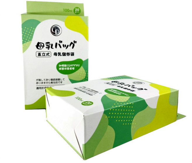 直立式母乳儲存袋100ML（20入/盒） 站立式 安全材質 母乳冷凍袋 集乳袋 儲奶袋 食品分裝袋, 1套, 20個裝