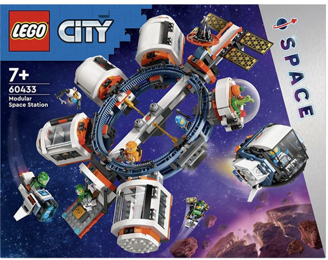 레고 시티 60433 모듈식 우주기지, 혼합색상, 1개