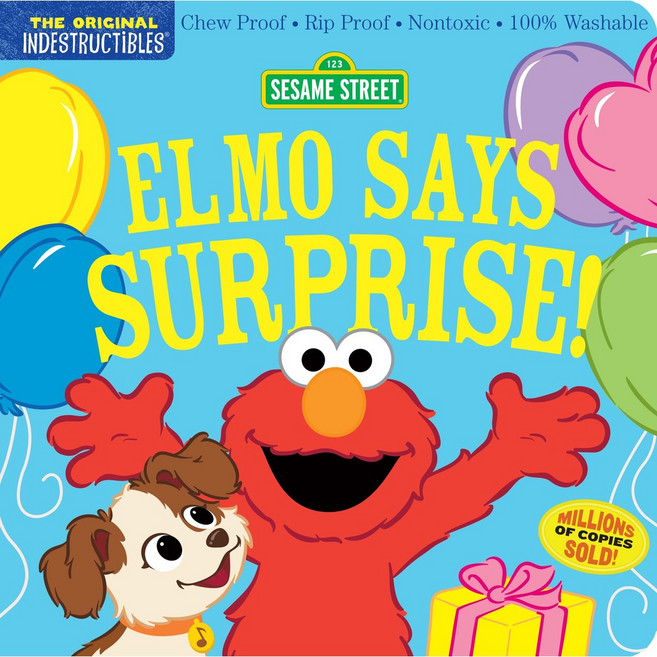 Sesame Street: Elmo Says Surprise!: Chew Proof (咬咬書)/Sesame Street Indestructibles 咬咬書, 詳見詳細資訊