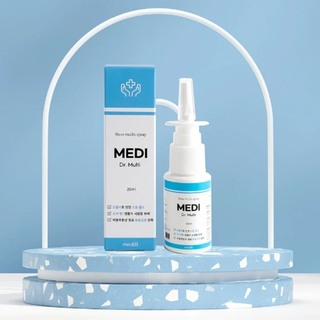 코 막힘 스프레이 비강 세정 액 콧물 관리 축농증 코뚫는 비염 코 건강 호흡기 케어, 1개 - 쿠팡
