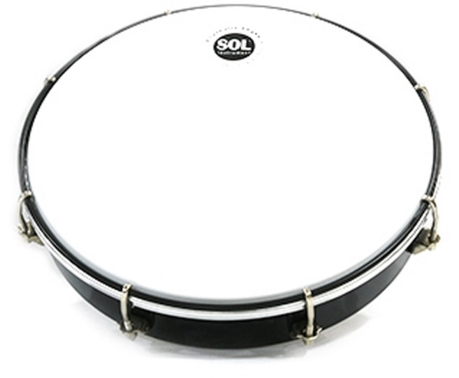 SOL 핸드드럼 10인치 조율 가능 검정 HD10P-A-BK