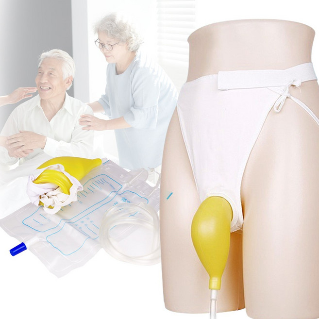 노인 소변주머니 실버용품 요실금팬티 간병 소변보조용품, 남성용, 1개