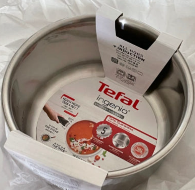 [옵션] 테팔 매직핸즈 인덕션 스테인레스 스틸 뉴 이모션 편수 냄비 16cm