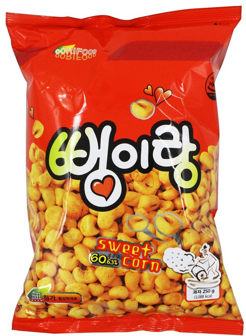 우리식품 뻥이랑, 250g, 1개
