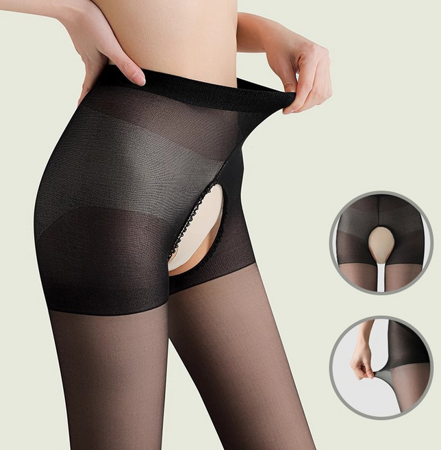 올라이이프지 여성 밑트임 골프 스타킹 사계절용 자외선 밑트 2P