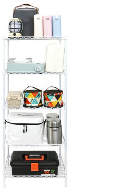 이지라이프 450 메탈랙 선반 5단 화이트, 상세설명 참조