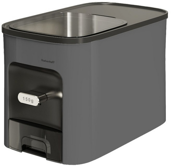 레벤호프 원터치 쌀통 10kg, 1개, 블랙