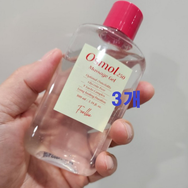 포엘리에 오스몰250 수용성 마사지젤 러브 젤, 100ml, 3개