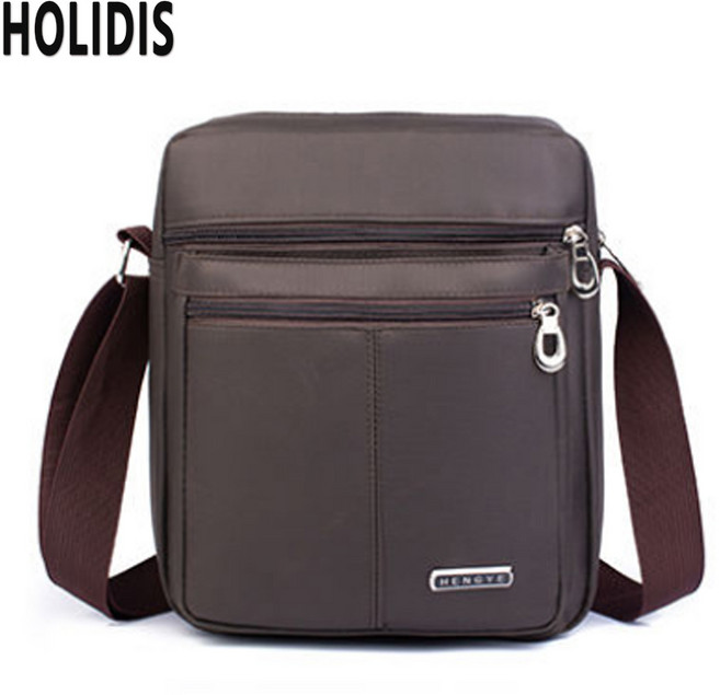 HOLIDIS 남자 크로스백 대용량 내마모 방수 캐쥬얼 크로스백 에코백 데일리 백팩 패션 여행 가방 메신저백 토트앤 숄더백