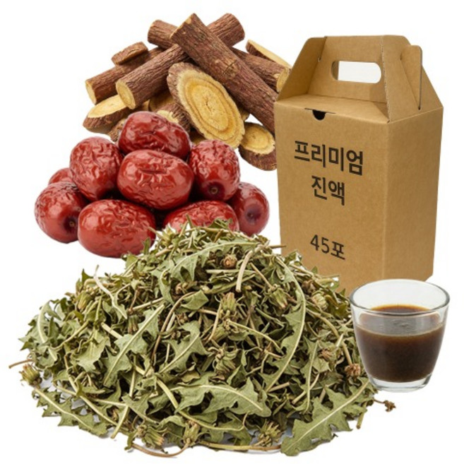 민들레 진액 엑기스 국산 원료 100% 선물세트, 45개, 110ml