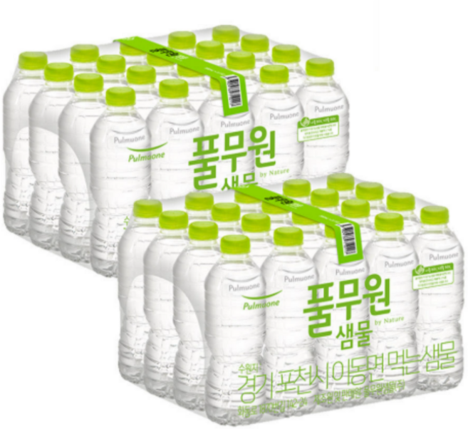풀무원 생수, 500ml, 40개