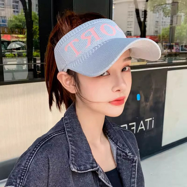 여름 스포츠 썬캡 모자 여성 남성 테니스 배드민턴 조깅 러닝 자외선차단 기능성 햇빛가리개 야구 썬바이저 통풍 메쉬 밴딩 조절형 가벼운 착용감 편안한 머리둘레