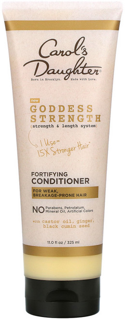 Carols Daughter Goddess Strength 모발 관리 Strength Fortifying 컨디셔너 For Weak (325 ml), 1개