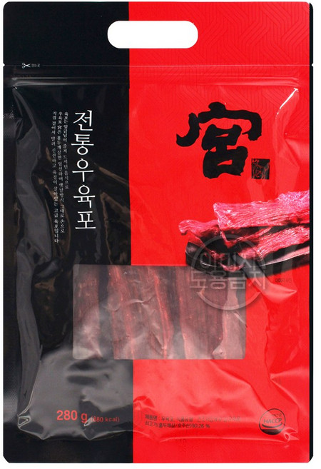 견우푸드 궁 우육포, 280g, 2개