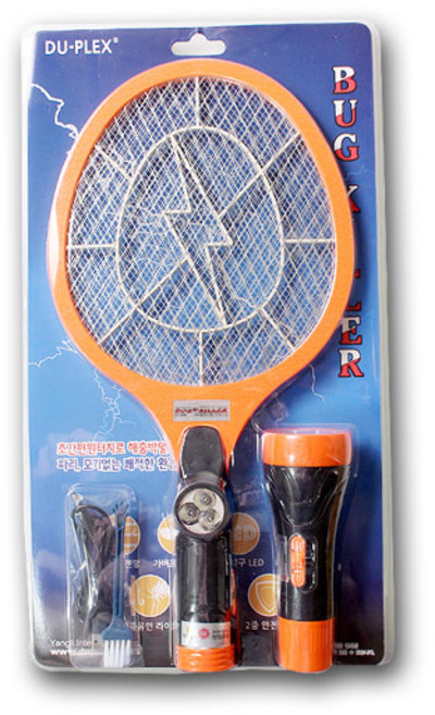 [KC인증]듀플렉스 5핀 USB 충전식 모기채